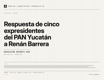Respuesta a Renán Barrera