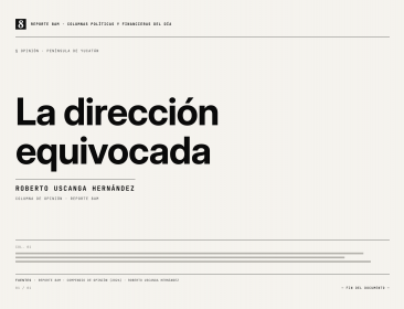 La dirección equivocada
