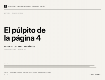 El púlpito de la página 4