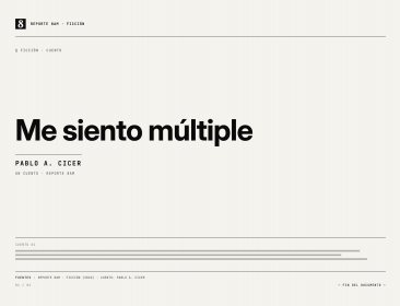 ME SIENTO MÚLTIPLE